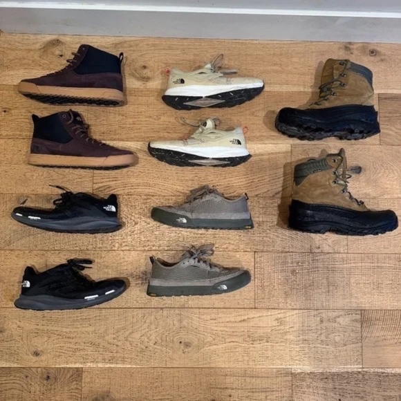 LIKE NEW North Face Shoe Collection - Picture 1 of 14